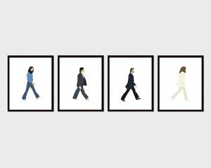 300x240 Music Posters Tagged Beatles Minimalist Prints Poppermost Prints