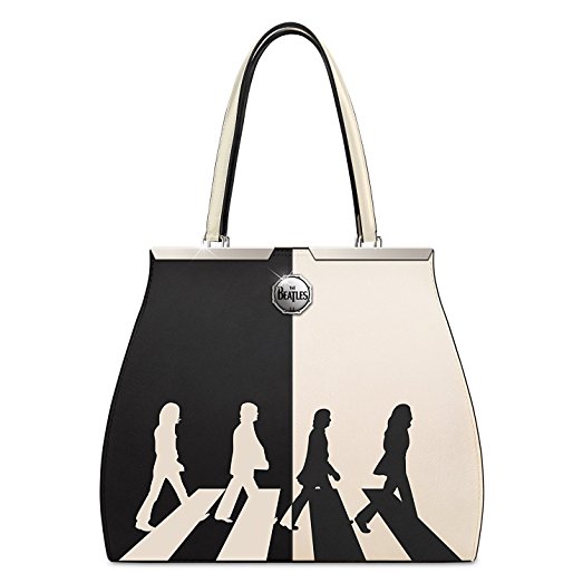 523x523 Beatles Abbey Road Handbag With Color Block Album Art By