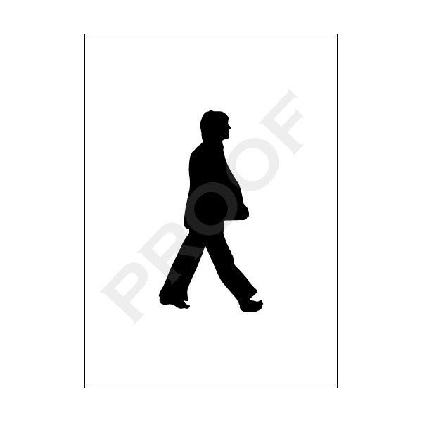 600x600 The Beatles Walking Silhouette Art Print Set Gadgetsin