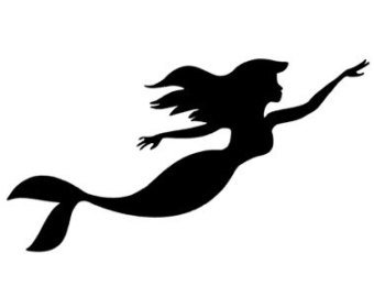 The Little Mermaid Silhouette at GetDrawings | Free download