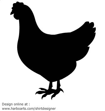 335x355 Nesting Hen Silhouette Chicken Clipart Silhouette