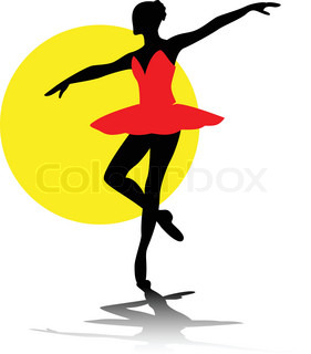 281x320 Silhouettes Of The Actors In Theatrical Costumes. Stock Vector