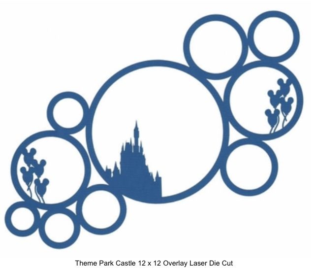 640x548 Disney Circle Layout Disney Scrapbooking Layouts