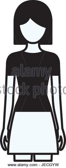 211x540 Silhouette Girl Black Hair Short Stock Photos Amp Silhouette Girl