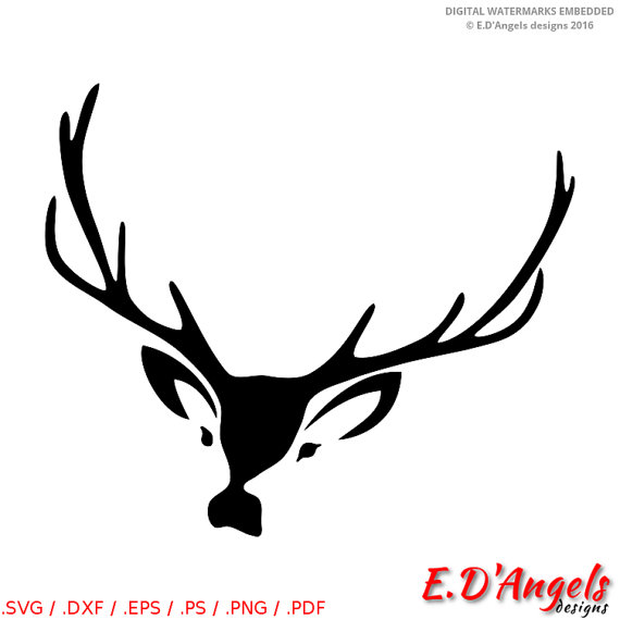 570x570 Deer Antlers Svg, Svg Files For Cricut, Files For Silhouette