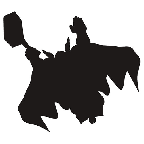 500x500 Thor Die Cut Vinyl Decal Pv609