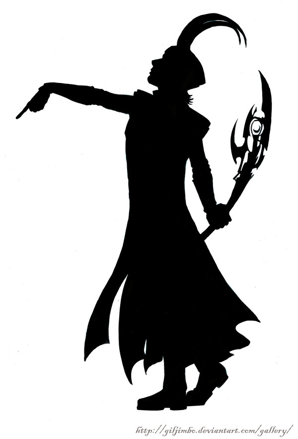 600x884 Loki's Silhouette By Giljimbo