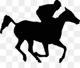 260x220 Free Download Arabian Horse Thoroughbred Horse Racing Silhouette