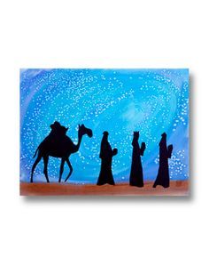 236x299 Three Kings Art = Could Do Nativity Just Takes Watercolors, Salt