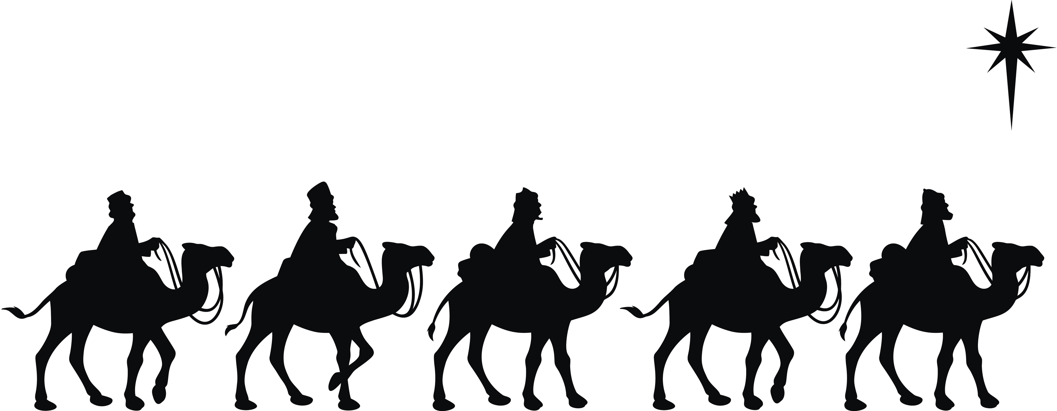 Three Kings Silhouette at GetDrawings | Free download