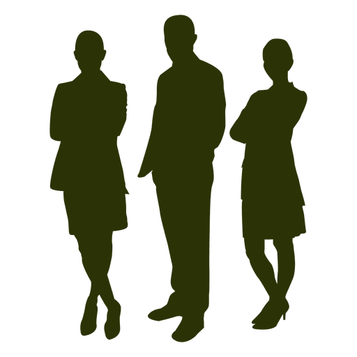 512x512 Business People Silhouette