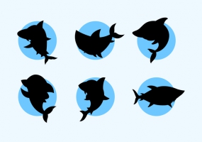 285x200 Shark Silhouette Wallpaper Free Vector Graphic Art Free Download