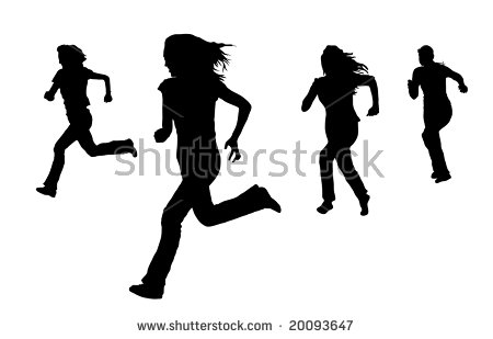 450x309 Running Silhouette