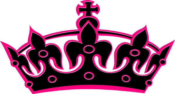 600x324 Pink Tilted Tiara Clip Art