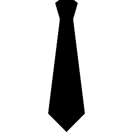 263x262 Tie Clipart Silhouette
