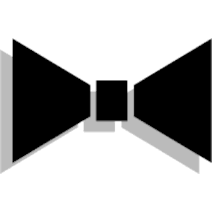 300x300 Bow Tie Clipart Silhouette