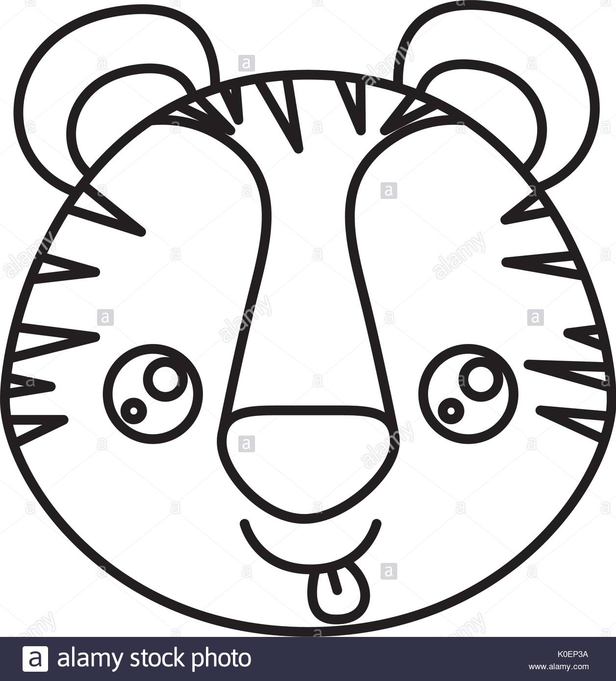 1256x1390 Tiger Outline Stock Photos Amp Tiger Outline Stock Images