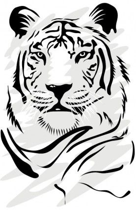 277x425 Tiger Image 06 Vector Vector Misc