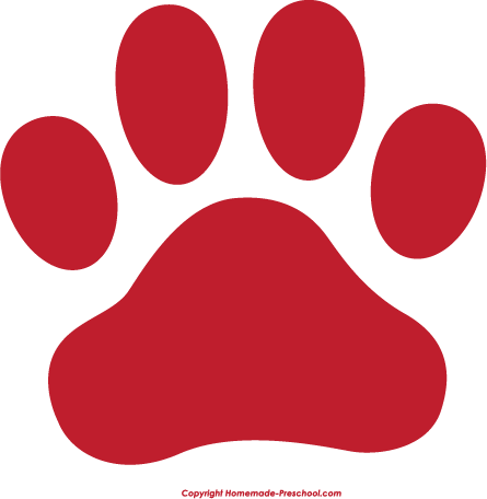 445x456 Free Tiger Paw Print Clipart