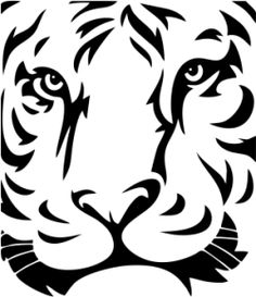 236x273 Tiger Face Art Print On Canvaswall Decor Poster 24x36 Inches