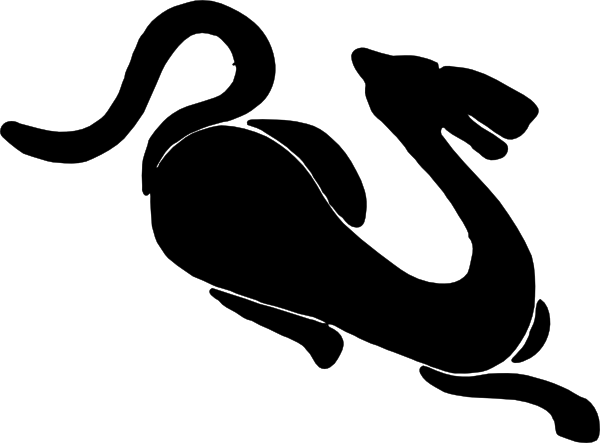 600x443 Tiger Slhouette Clip Art Free Vector 4vector