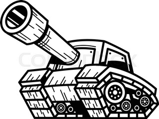 320x239 Tank Silhouettes Stock Vector Colourbox