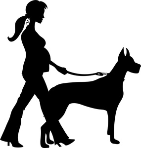 285x300 Woman With Walker Clipart