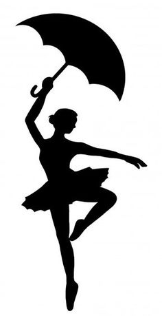236x459 Silhouette ballerina with umbrella Silhouette Of The Ballerina