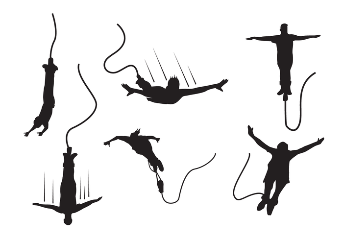 700x490 Bungee Silhouette Vector