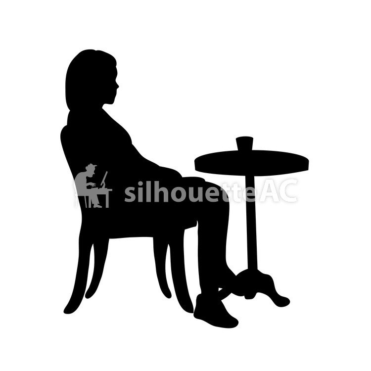 750x750 Free Silhouette Vector Cafe, Icon