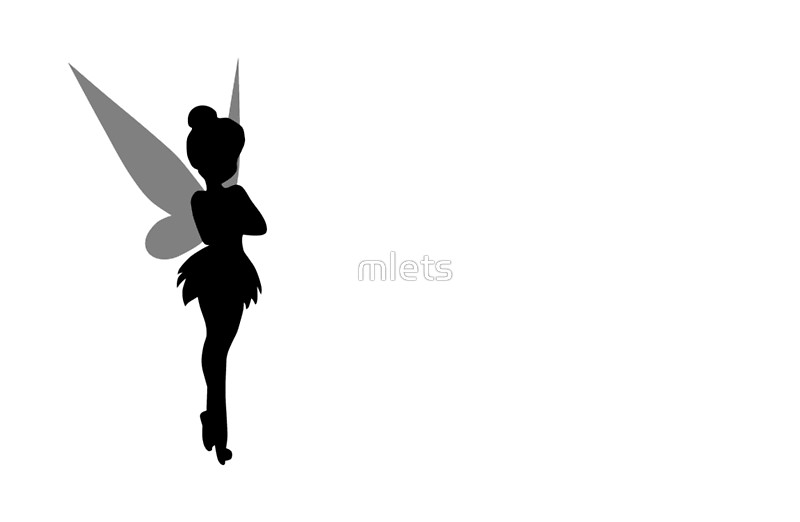 800x522 Tinkerbell Silhouette Laptop Skins By Mlets Redbubble