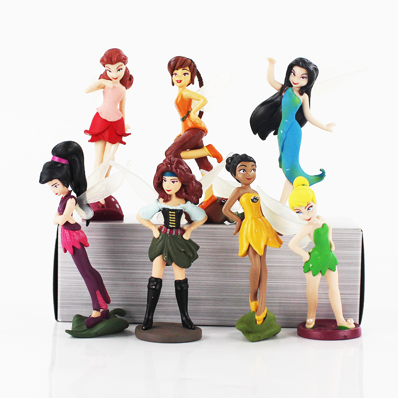 800x800 6pcslot Tinkerbell Mini Tinker Bell Flying Flower Fairy Lovely