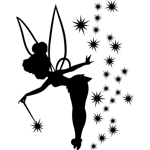 Tinkerbell Silhouette Images at GetDrawings | Free download