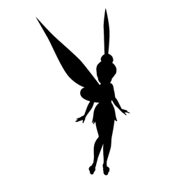 270x270 Tinkerbell Silhouette Stencil Free Stencil Gallery