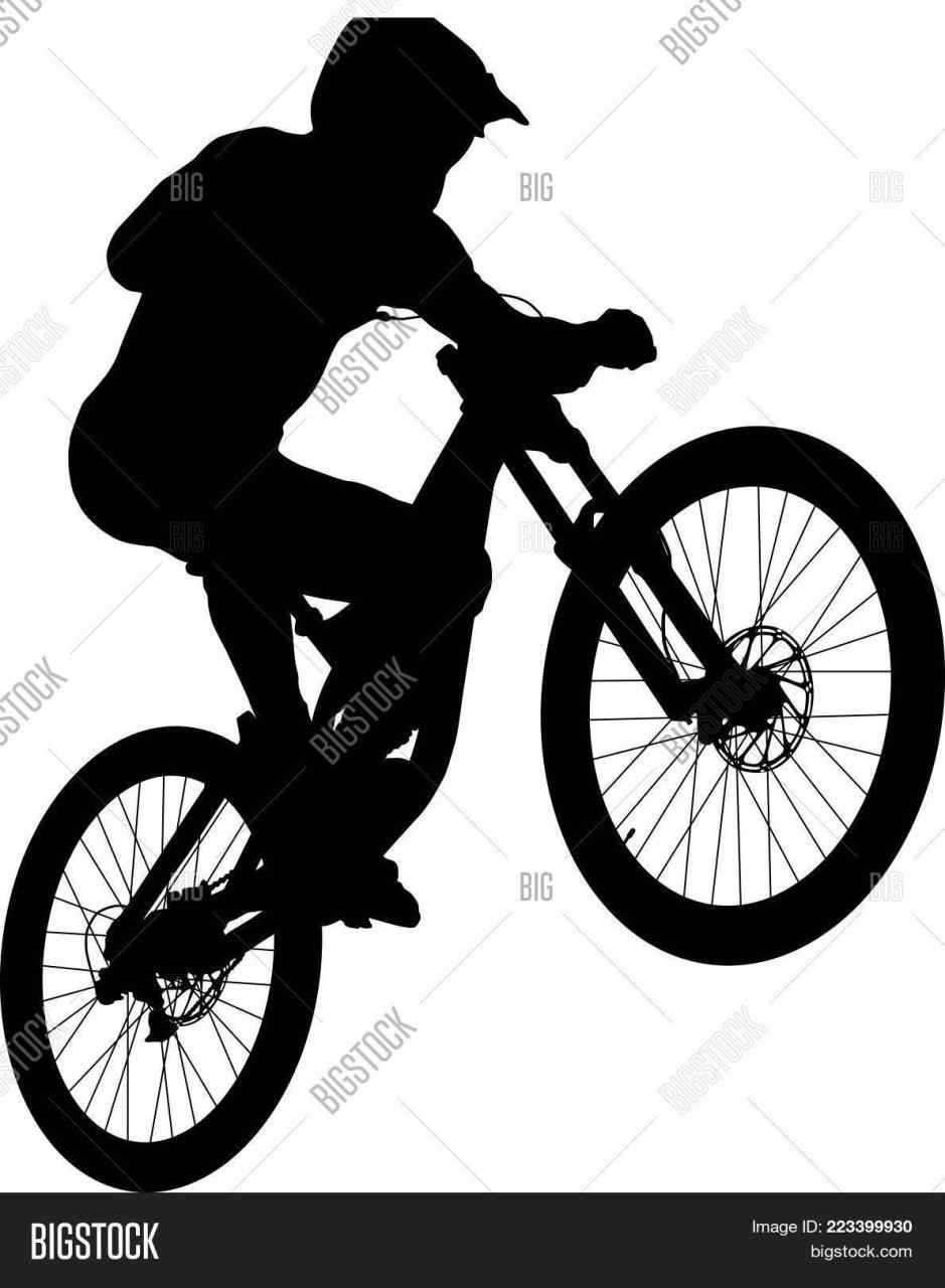 939x1280 Rhshutterstockcom Cyclist Mountain Bike Tire Silhouette On Vector