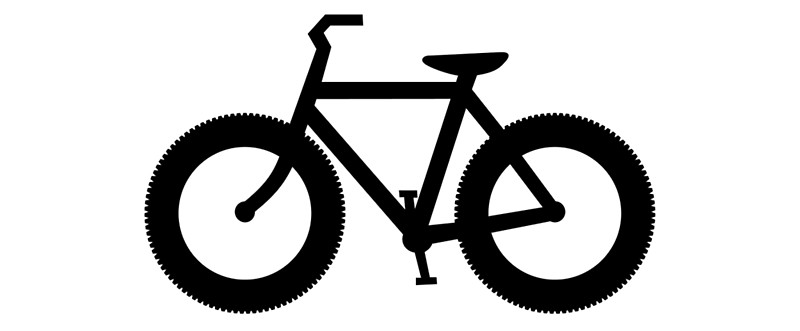 800x331 Fat Bike Silhouette Mugs By Fontnerd Redbubble