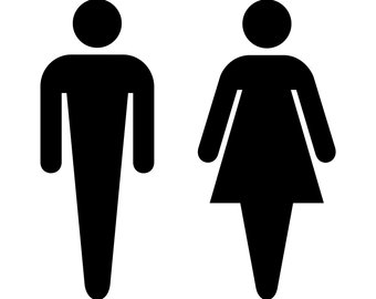 340x270 Restroom Stencil Etsy