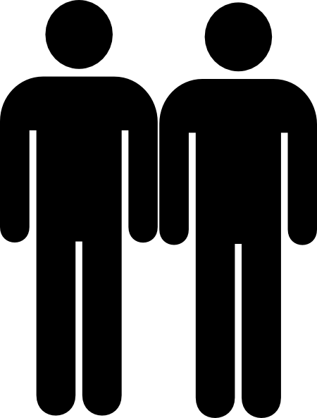 450x593 Twins Clipart Silhouette