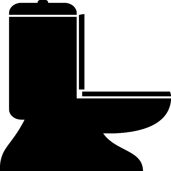 600x600 Toilet Silhouette
