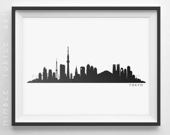 340x270 Tokyo Silhouette Etsy