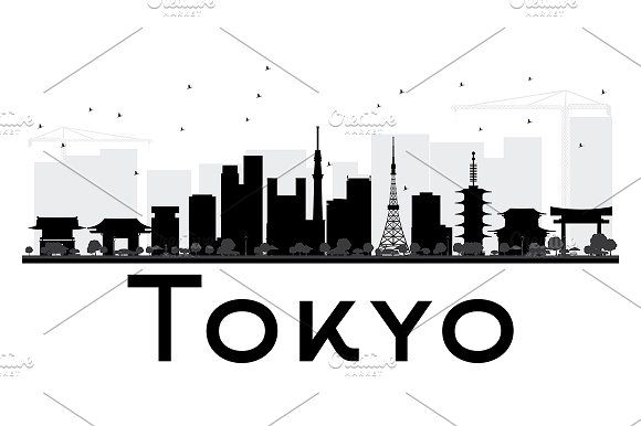 580x386 Skyline Silhouette Tokyo