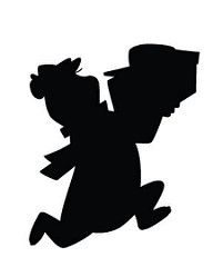 192x240 Yogi Bear Silhouette