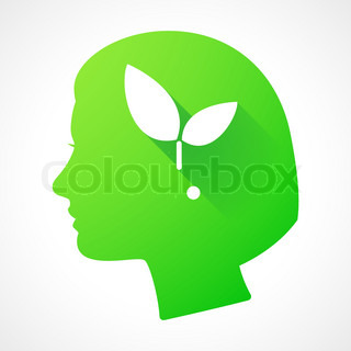 320x320 Young Plant In Female Hands Stock Vector Colourbox