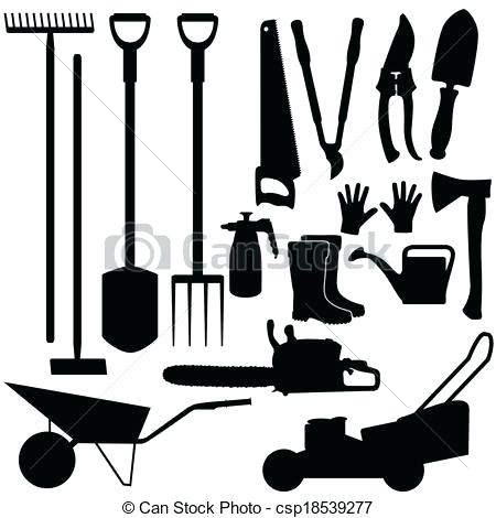 450x470 Free Garden Tools Garden Tools On Shelves Sketch For Your Design