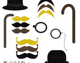 340x270 Top Hat Silhouette Clipart