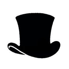 Top Hat Silhouette at GetDrawings | Free download