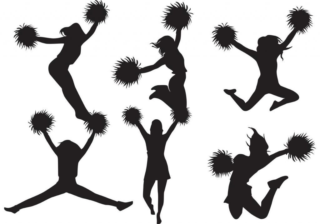1024x717 Top 10 Cheer Jumps Silhouette Clipart Pictures