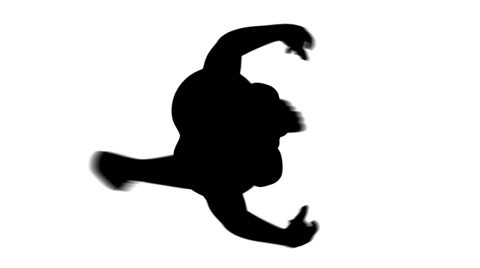 480x268 Video Silhouette Of A Woman Walking