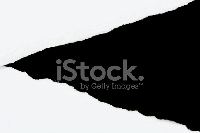660x440 Tear White Paper Pieces Of Paper On Black Stock Photos
