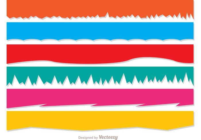 700x490 Torn Paper Vector Banners Pack